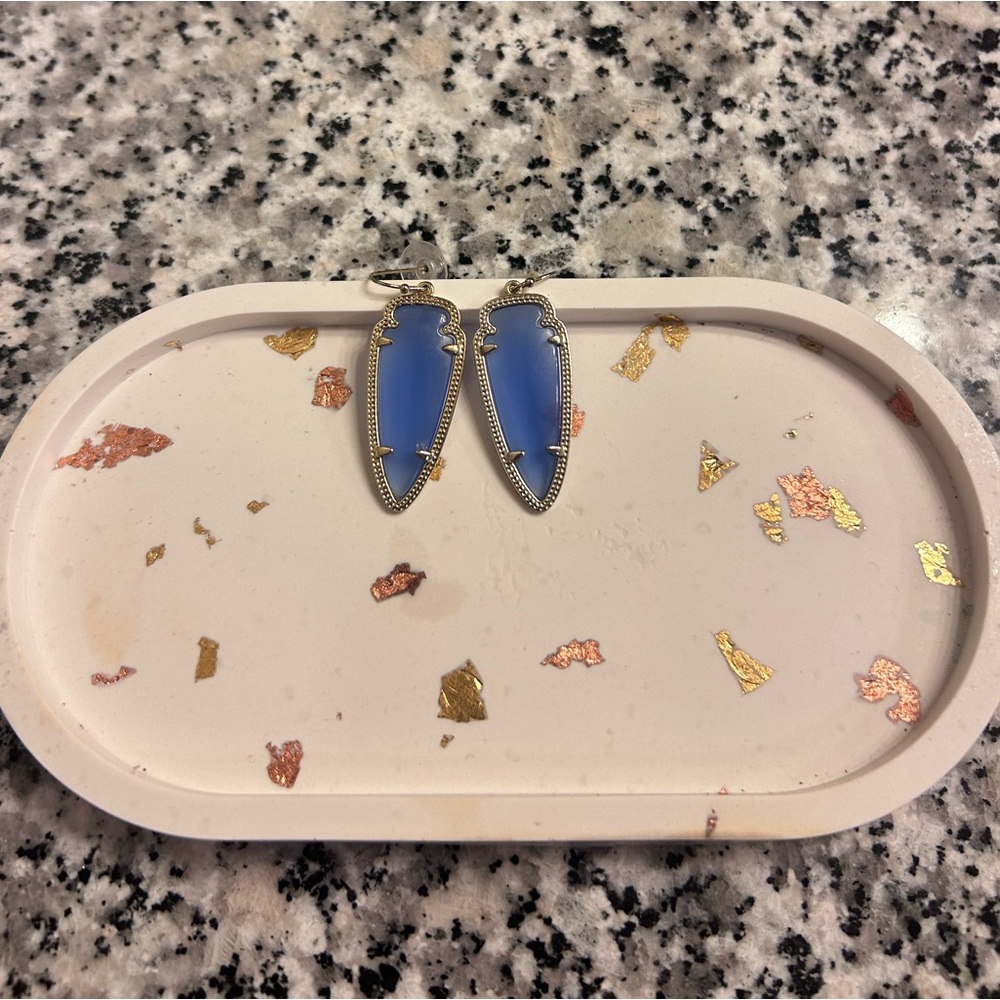 Kendra Scott Skylar Drop Earrings - Cobalt
